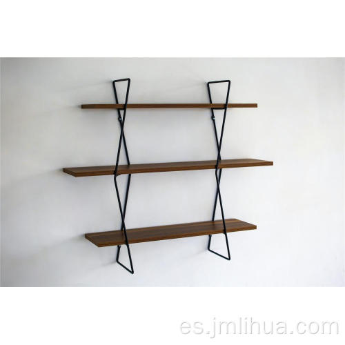 Organizador de estantes de 3 niveles para pared